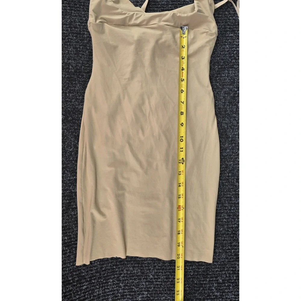 Maidenform Wear Your Own Bra Slip Sz M Firm Control Beige Shapewear Self Express